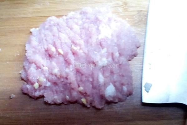 肉碎豆腐的做法图解3