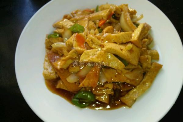炒东北豆腐泡的做法图解5