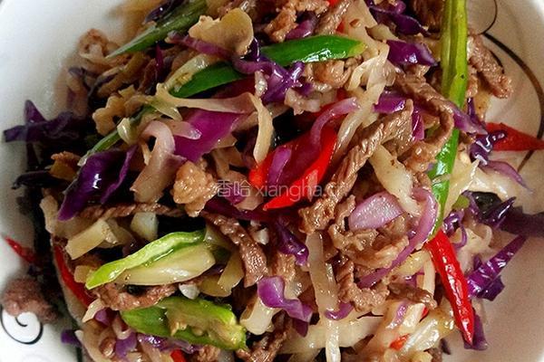 榨菜牛肉丝的做法图解8