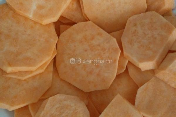 椰蓉红薯丸的做法图解1