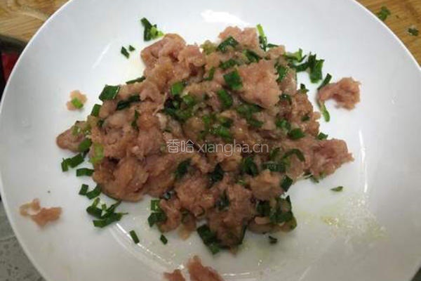肉蒸鸡蛋糕的做法图解3