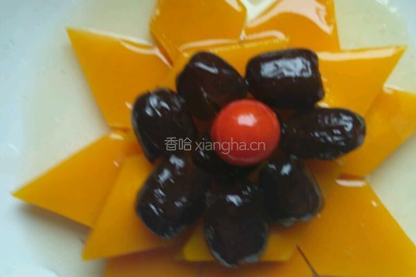蜜枣蒸南瓜的做法图解7
