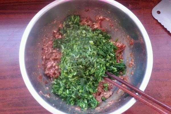 牛肉茴香馅饺子的做法图解4
