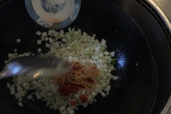 酸笋芹菜牛肉末的做法图解7