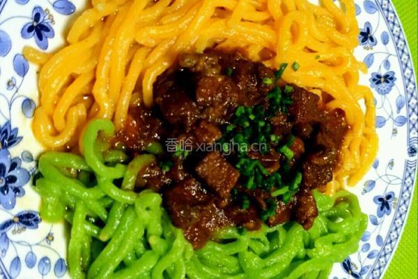 红烧番茄牛肉拌面的做法图解3