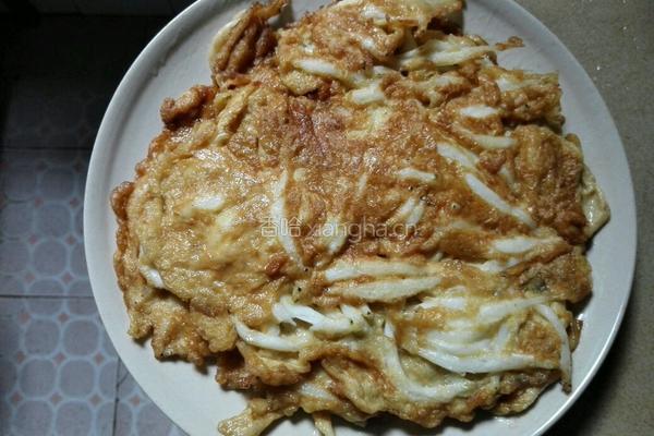 银鱼鸡蛋饼的做法图解8