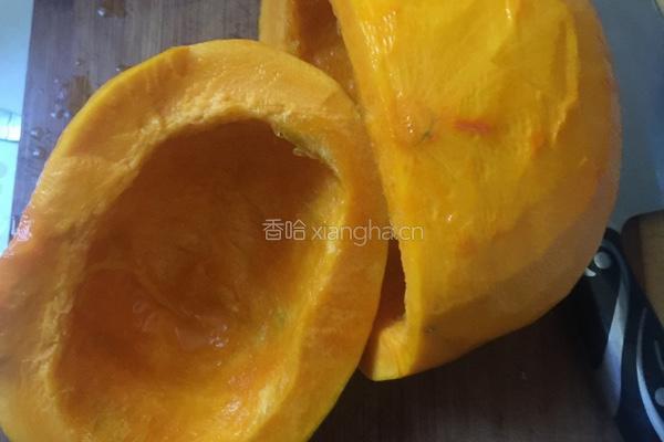 南瓜花卷的做法图解1