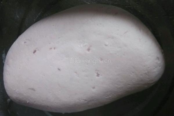 紫薯香菇肉包子的做法图解3