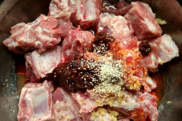 豆腐蒸排骨的做法图解4