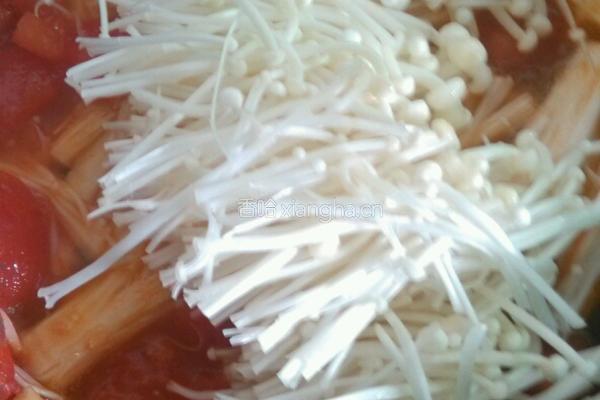 金针菇炒西红柿的做法图解8