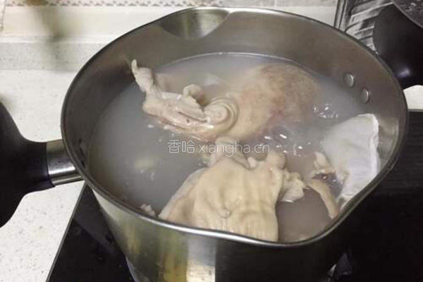猪肚四神汤的做法图解5