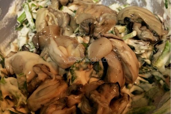 牡蛎饼的做法图解5