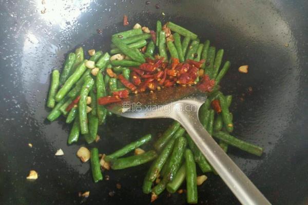 干煸四季豆的做法图解6