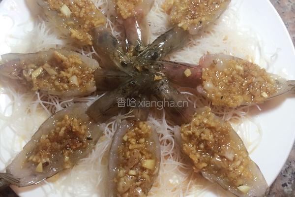 蒜蓉开背虾的做法图解7