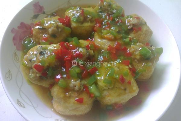蒸酿豆腐的做法图解9