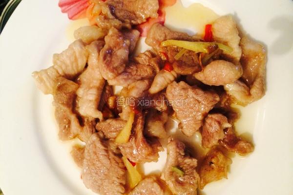 莴苣炒肉片的做法图解5