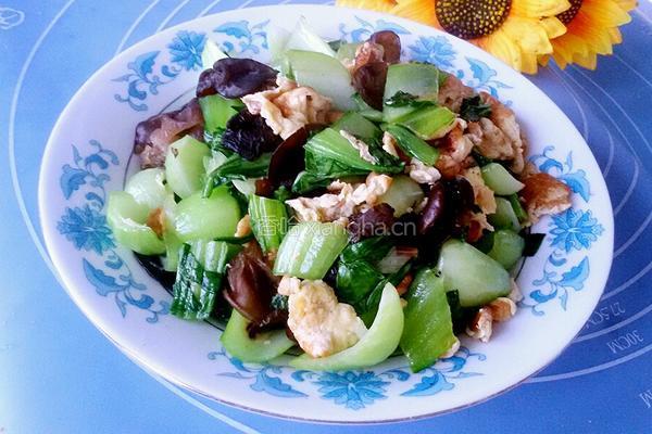 木耳油菜的做法图解8