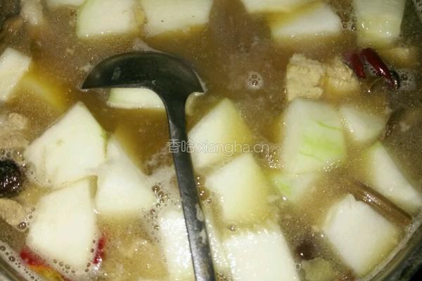 茶树菇煲水鸭汤的做法图解3