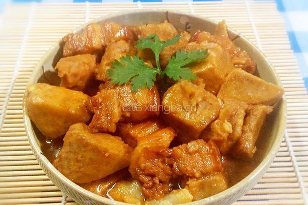 花肉煲竽头的做法图解11