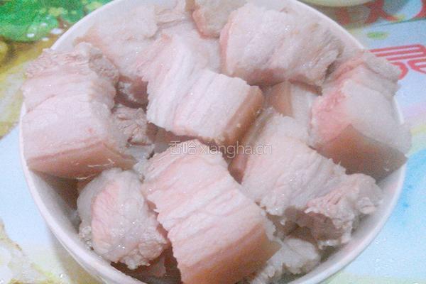 花肉煲竽头的做法图解3