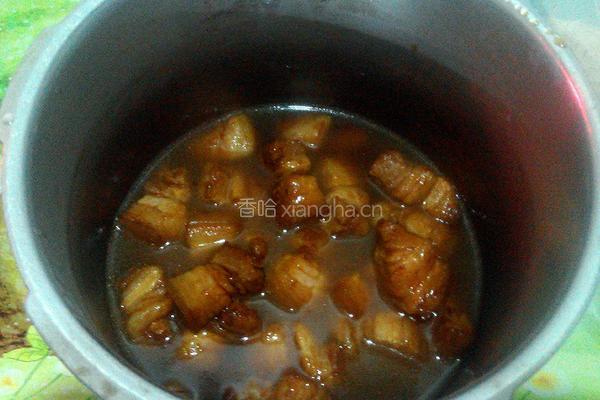 花肉煲竽头的做法图解6