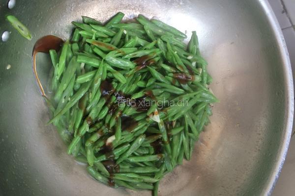 蒜香四季豆的做法图解4