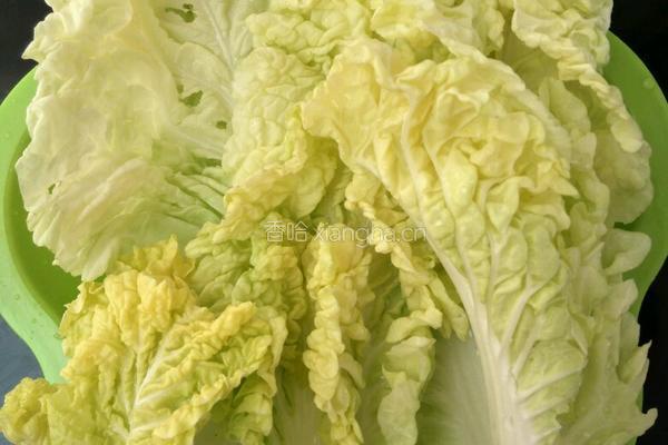 黄心菜炒土豆粉的做法图解1