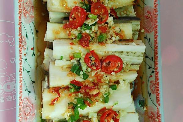 蒜蓉茄子的做法图解8