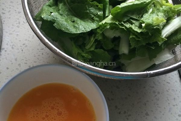 小白菜鸡蛋汤的做法图解3
