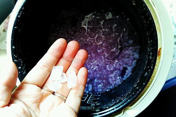 营养早餐之紫薯粥的做法图解9