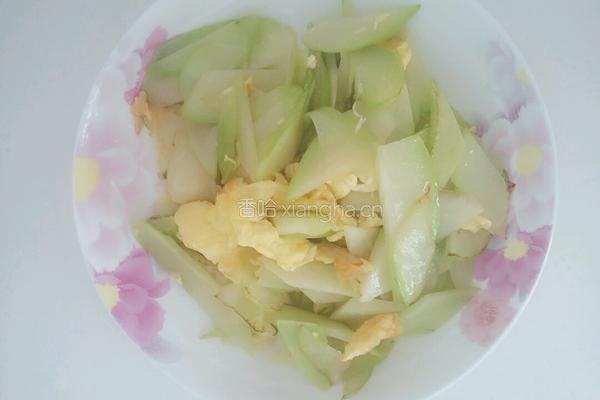 佛手瓜炒鸡蛋的做法图解6