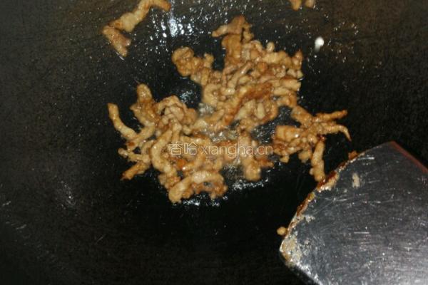三丝炒肉的做法图解2