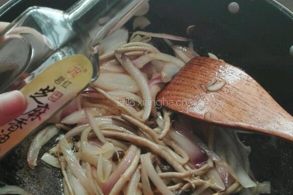 洋葱炒茶树菇的做法图解11