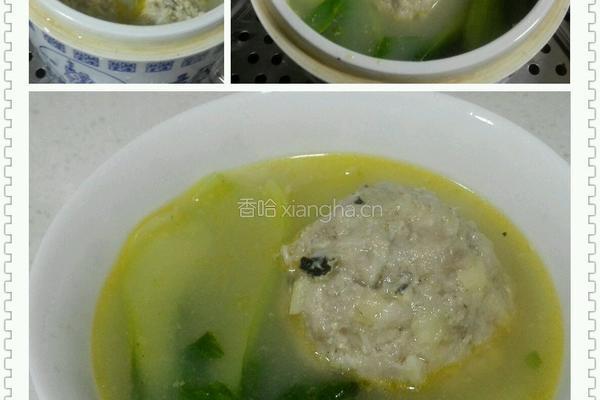 蟹粉狮子头的做法图解4