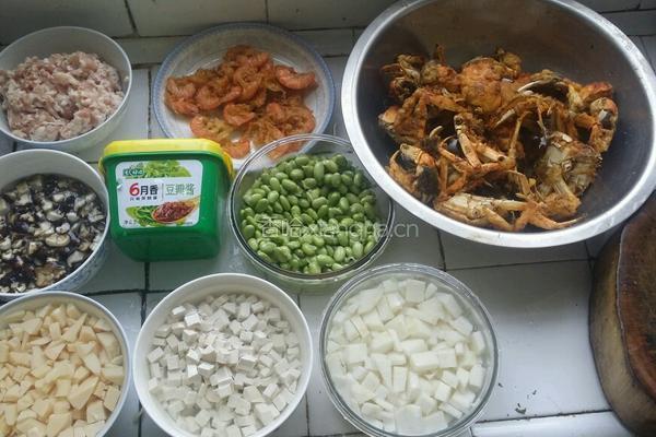 虾蟹八鲜的做法图解1