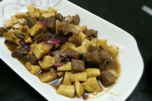 杏鲍菇牛肉粒的做法图解13