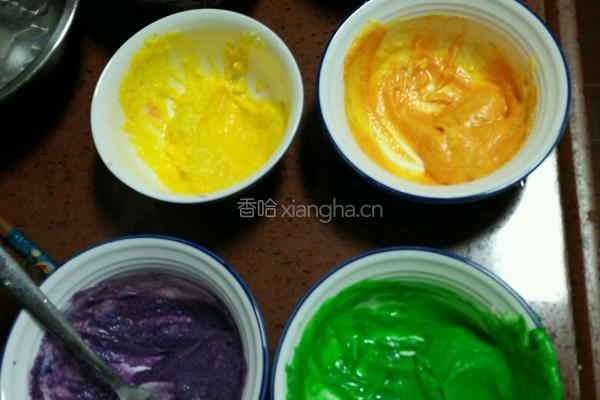 彩虹涂鸦蛋糕的做法图解11