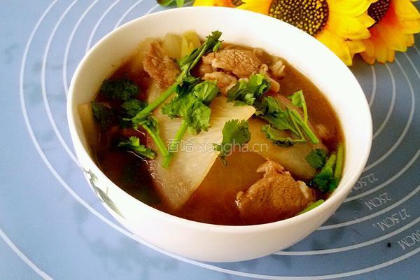 羊肉片氽萝卜的做法图解6