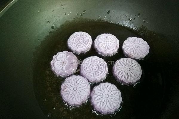 紫薯饼的做法图解3