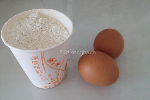 鸡蛋煎饼的做法图解1