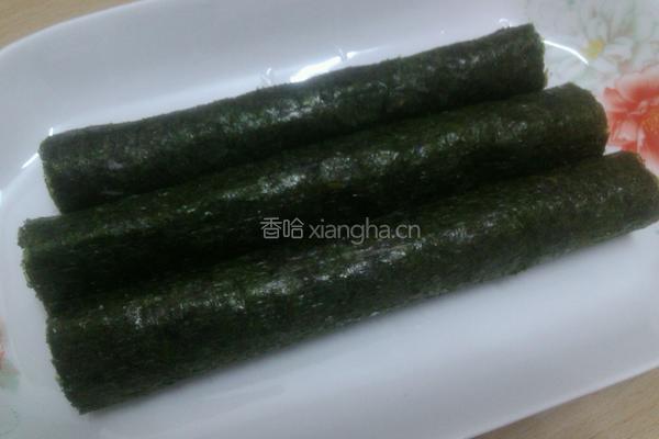 蟹柳紫菜卷的做法图解8