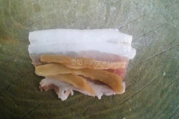 五花肉卷罗卜干的做法图解5