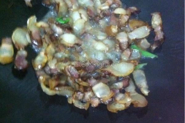葱香腊肉的做法图解3