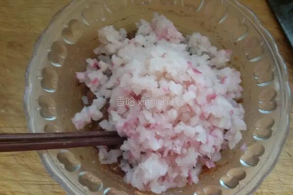 萝卜馅蒸饺子的做法图解6