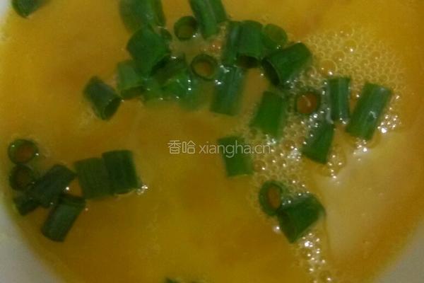 葱花煎蛋的做法图解4