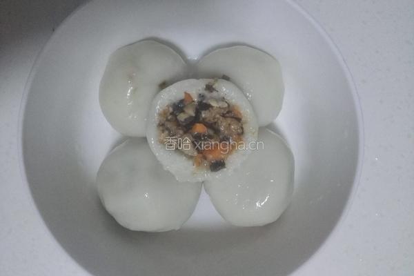 肉汤圆的做法图解9