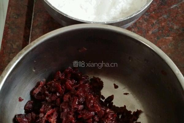 蔓越莓黑麦饼干的做法图解1