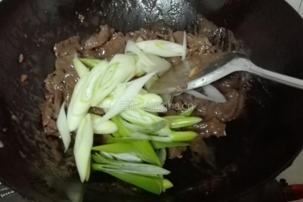 大葱炒牛肉的做法图解8