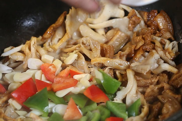 肉片烧蘑菇的做法图解6