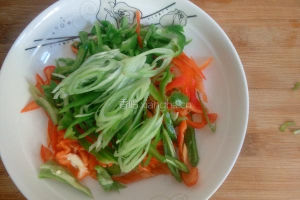 青椒肉丝的做法图解3